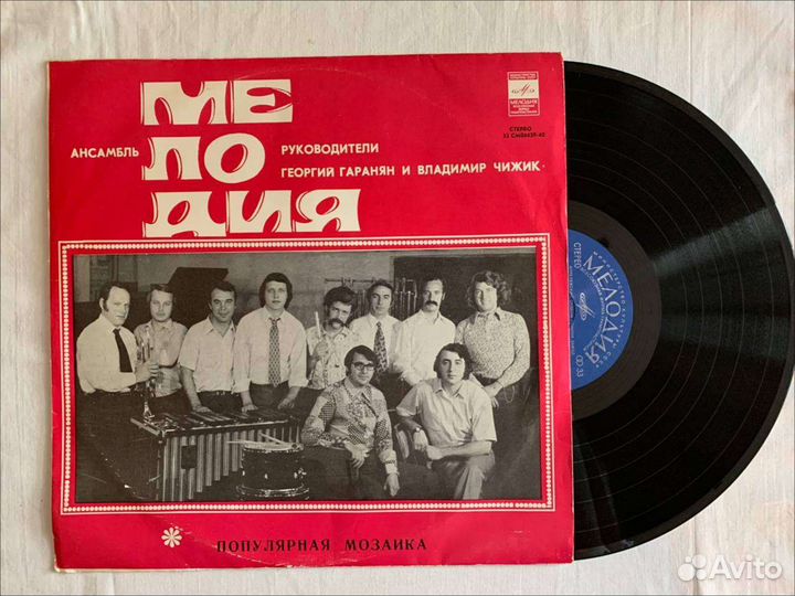 Виниловая пластинка мелодия редкая
