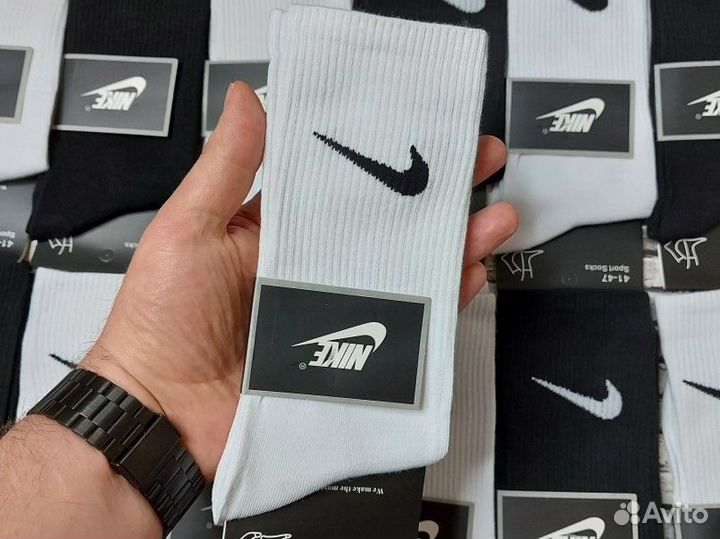 Носки высокие Nike хлопок