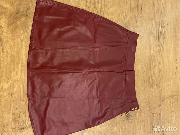 Кожаная юбка