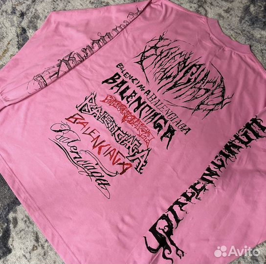 Лонгслив Balenciaga Diy metal