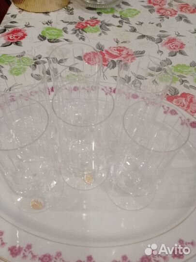 Фужеры бокалы богемия 70е годы