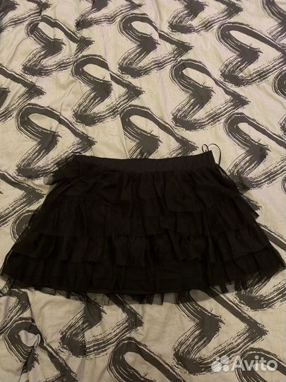 Юбка пачка черная 44 размер