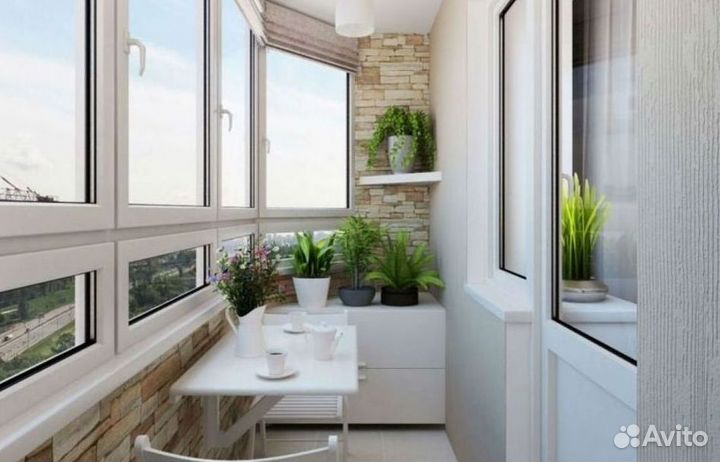 Окна на балкон