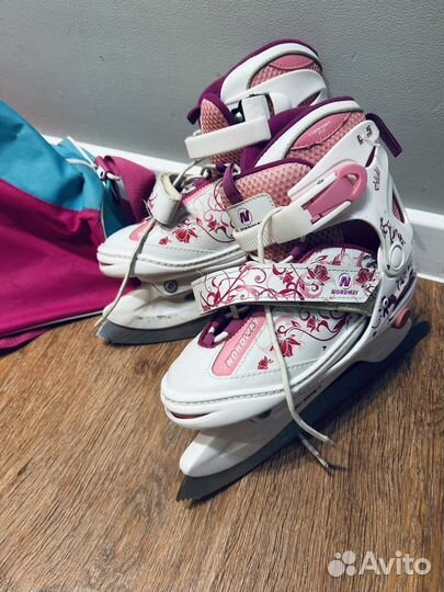 Коньки раздвижные 34 37