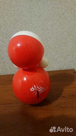 Игрушка неваляшка СССР взади скол