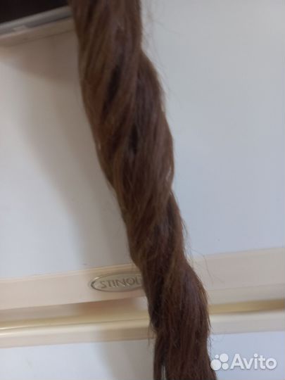 Волосы натуральные на трессе