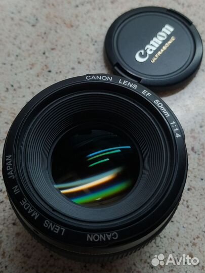 Объектив canon 50mm 1.4