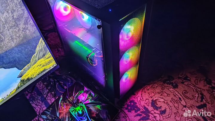 Новый игровой мощный комп 12100F 2060/1070Ti