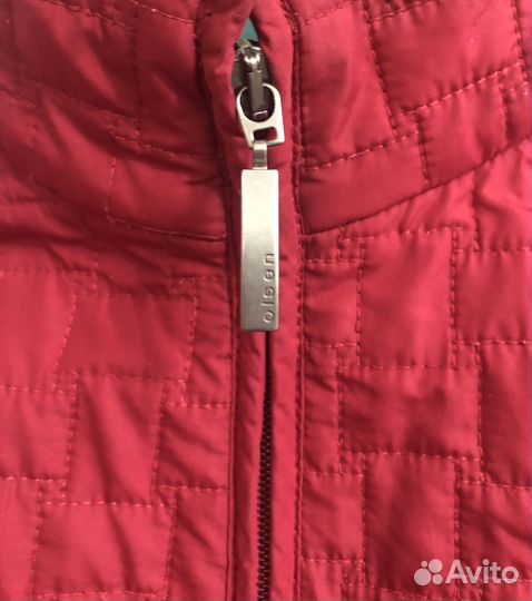 Куртка стеганная красная Olsen демисезонная р 46