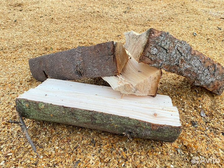 Дрова хвойные, ручная колка, переборка Сосново