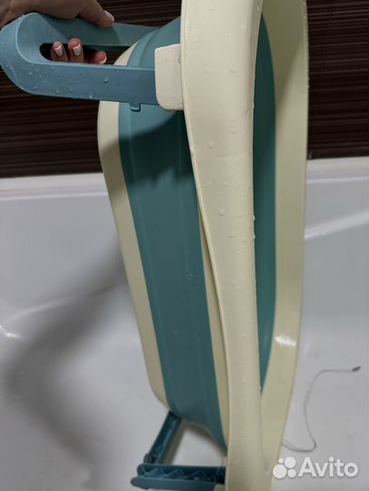 Ванночка для купания складная с термометром