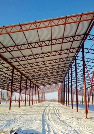 Быстровозводимые навесы, склады, ангары