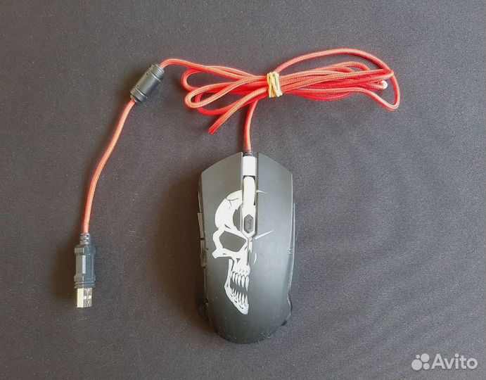 Мышь проводная qumo Dragon War Axe M07 черный