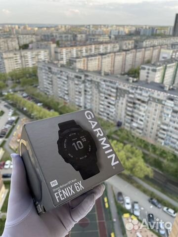 Garmin fenix 6x pro (black) комплект