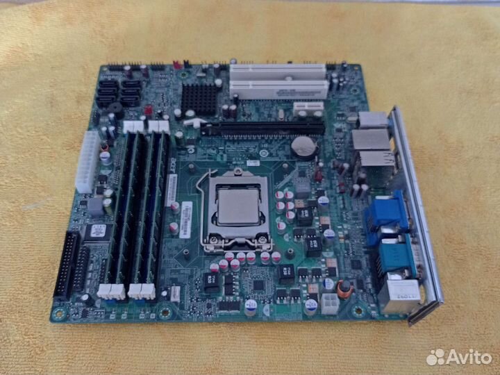 Материнская плата 1156 с памятью 8 Гб + процессор