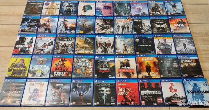 Диски игры для ps4