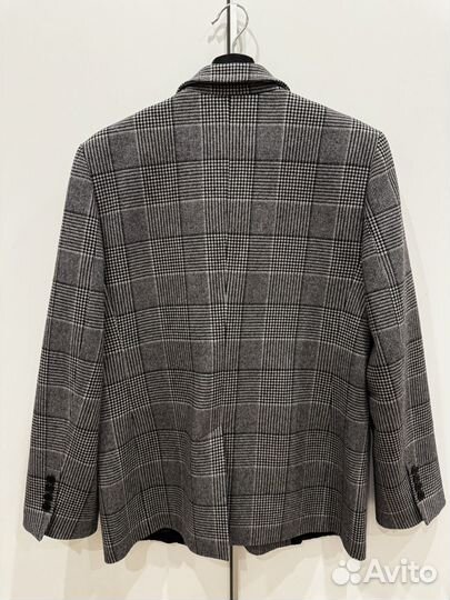Пиджак Present Simple, серый в клетку