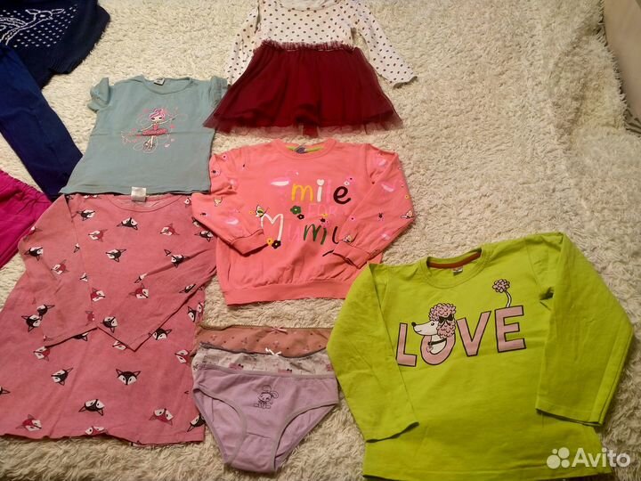Детские вещи пакетом 122/128