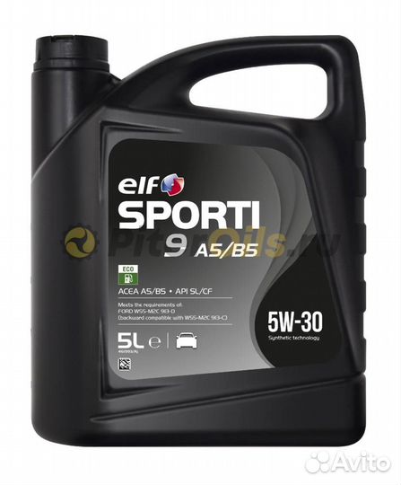 5w-30 ELF Sporti 9 A5/B5 5л