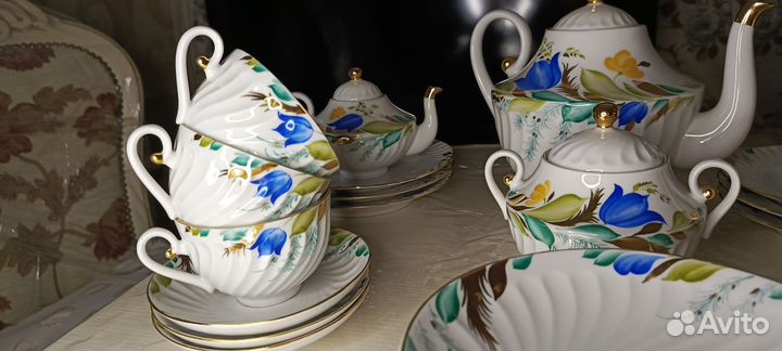 Чайно кофейный сервиз 