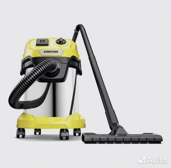 Аренда строительного пылесоса karcher WD 3 P S