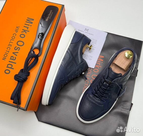 Мужские кожаные туфли ботинки