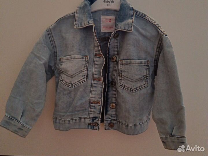 Джинсовая рубашка для девочки