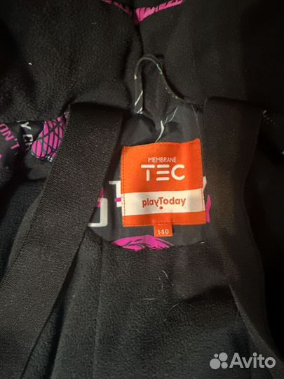 Полукомбинезон зимний 140 размер для девочки