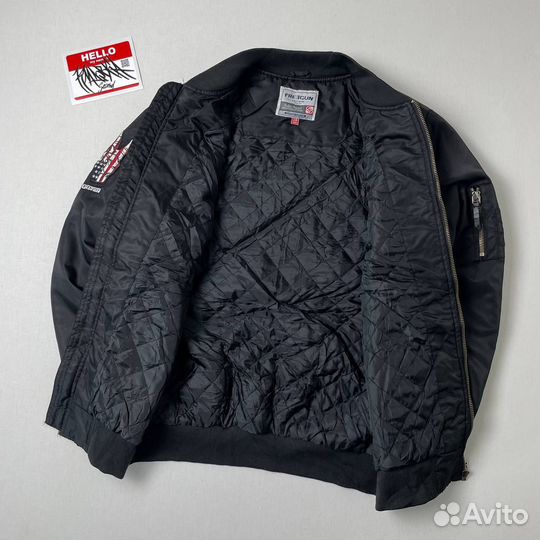 Винтажный бомбер Free Gun