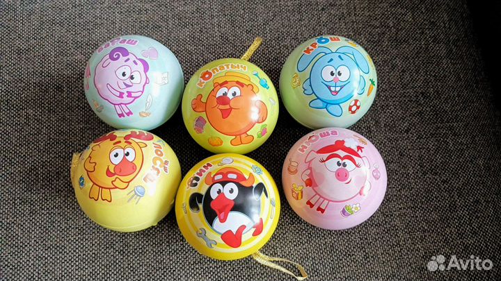 Игрушки, шары Смешарики + магнит Нюша