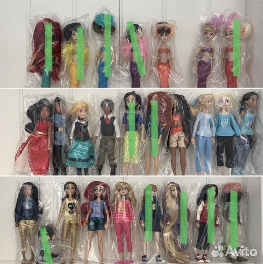 Disney дисней принцессы русалочки елена мини ральф