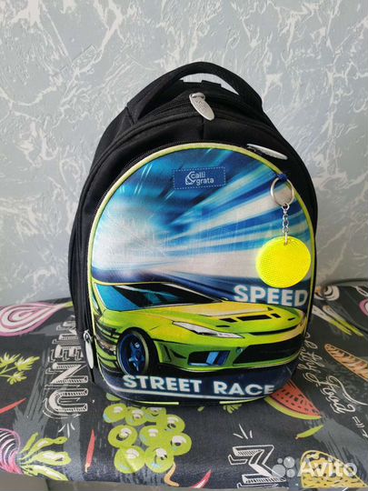 Рюкзак школьный каркасный в подарок счётный набор