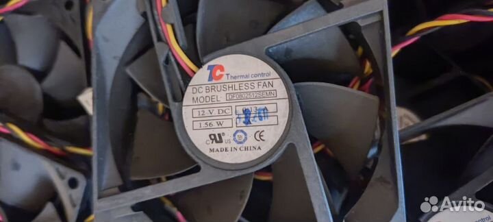 Новый кулер 80мм 12V 1.37W 3pin лот 100шт