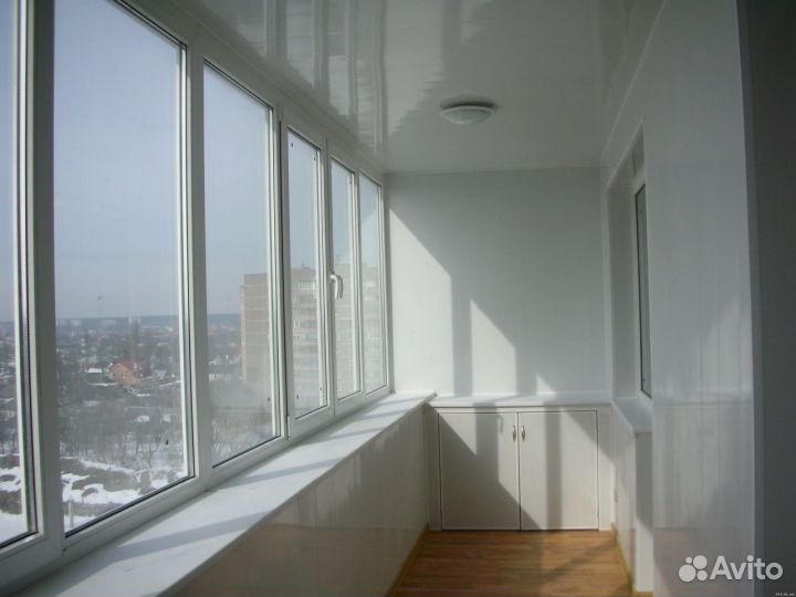 Остекление балкона пвх