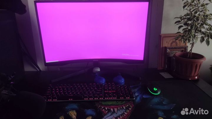 Монитор Samsung Odyssey G5 C27G55tqwi черный