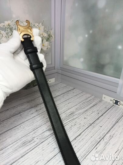 Ремень Женская Celine Люкс Натуральная кожа