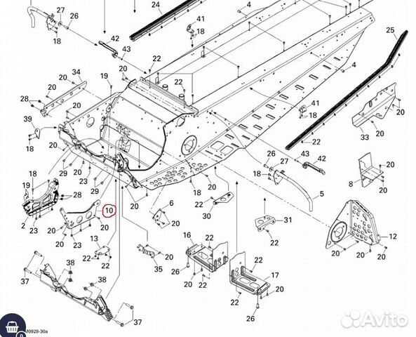 Усилитель рамы Ski-Doo Lynx 518323995