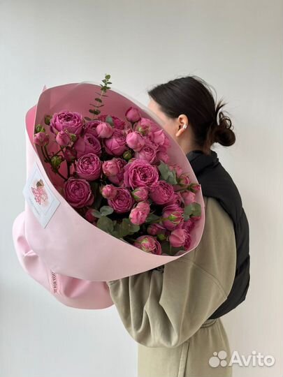 Пионовидные розы с доставкой Казань