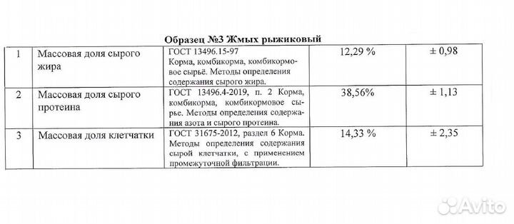 Жмых рыжика, холодный отжим (прикорм для животных)