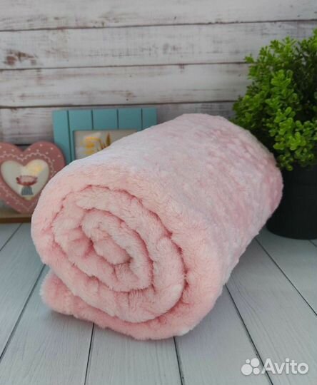 Плед детский плюшевый