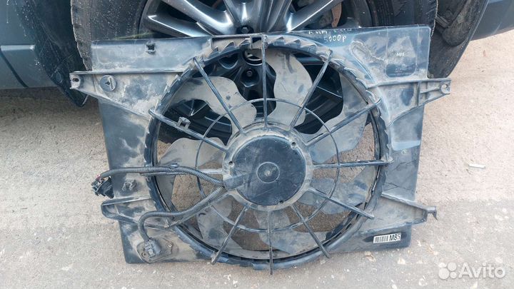 Дифузор с вентилятор в сборе. Tucson. Sportage 2