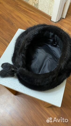 Берет женский норковый