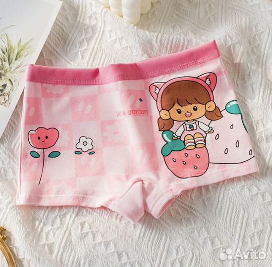 Детские трусы набор шорты для девочек хлопок