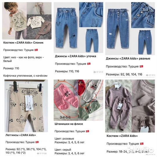 Пакет вещей из Турции (оптом)