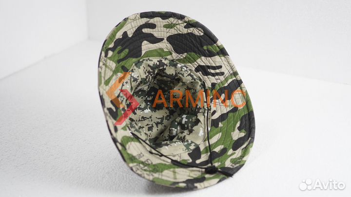 Панама с широкими полями камуфляж 00085