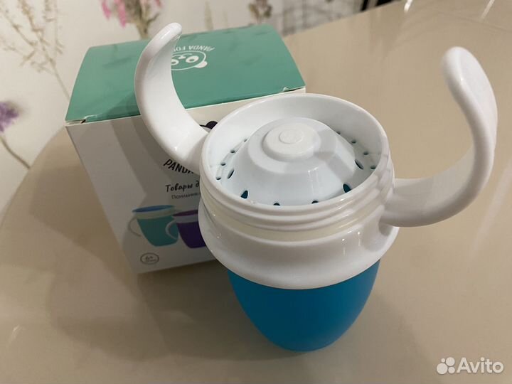 Поильник непроливайка детский с ручками