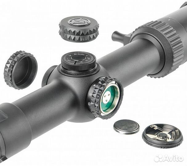 Прицел оптический Veber Wolf 1-6x24 GB FD Загонник
