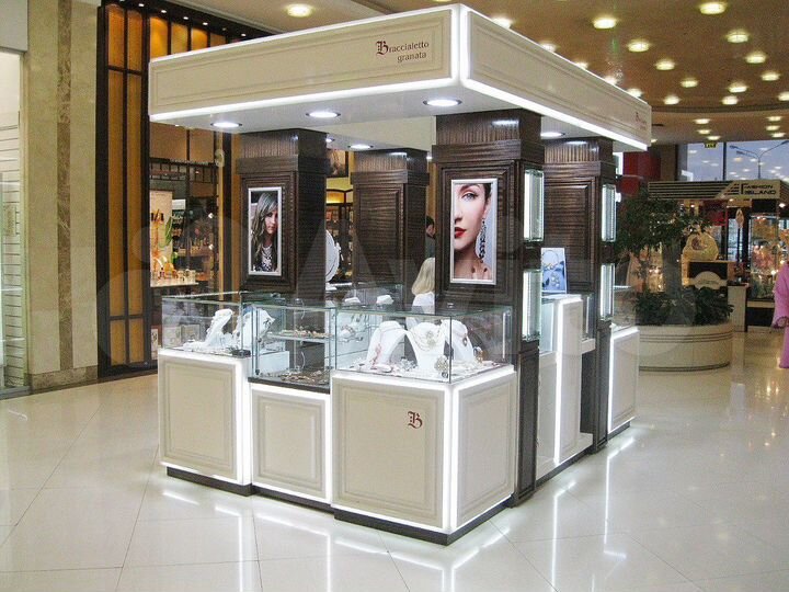 Островные площади для продажи украшений в ТЦ