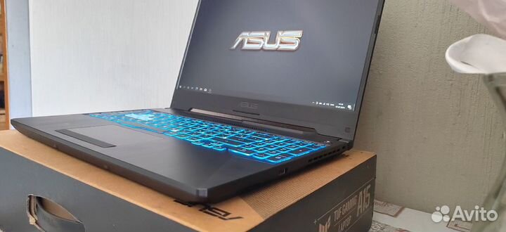 Новенький Asus tuf gaming 144гц, RGB, RTX, Ryzen 5