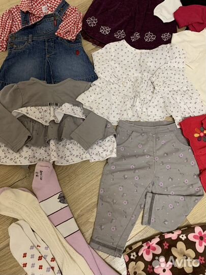 Вещи пакетом для девочки 6 м.-18 мес
